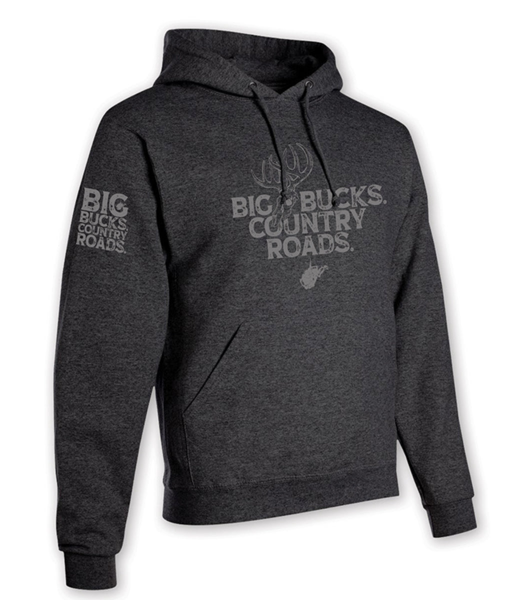 Big Bucks Country Roads Hoodie - Black – Big Bucks Apparel