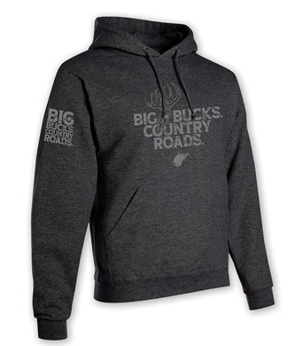 Big Bucks Country Roads Hoodie - Black