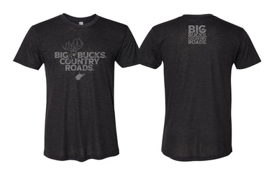 Big Bucks Country Roads Tee - Black