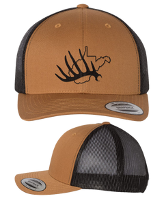 WV Shed Hat - Carmel & Black