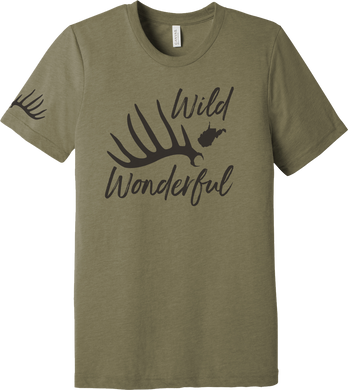 Wild Wonderful Shed Tee - Olive Drab