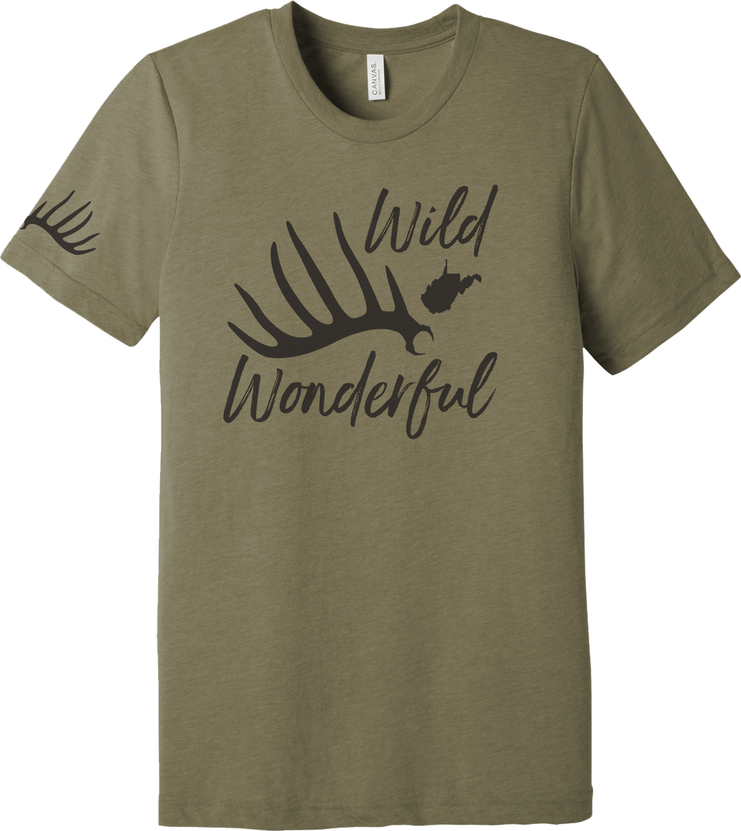 Wild Wonderful Shed Tee - Olive Drab