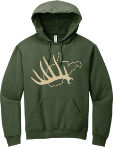 WV Shed Hoodie - Military Green & Khaki