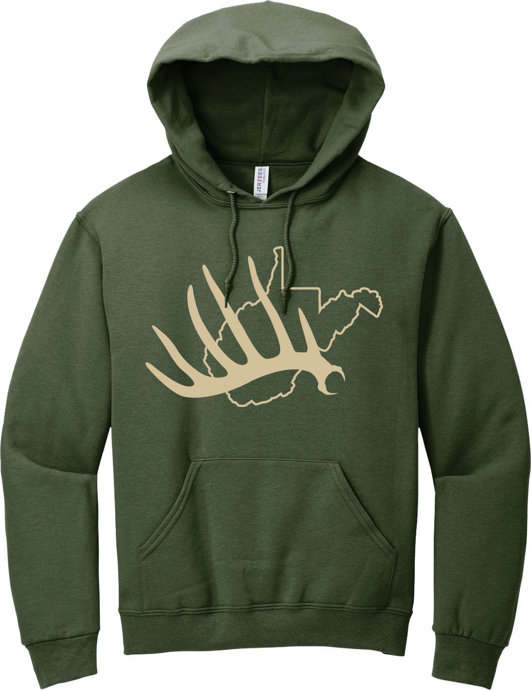 WV Shed Hoodie - Military Green & Khaki