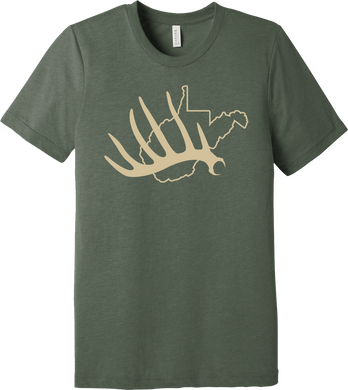 WV Shed Tee - Military Green