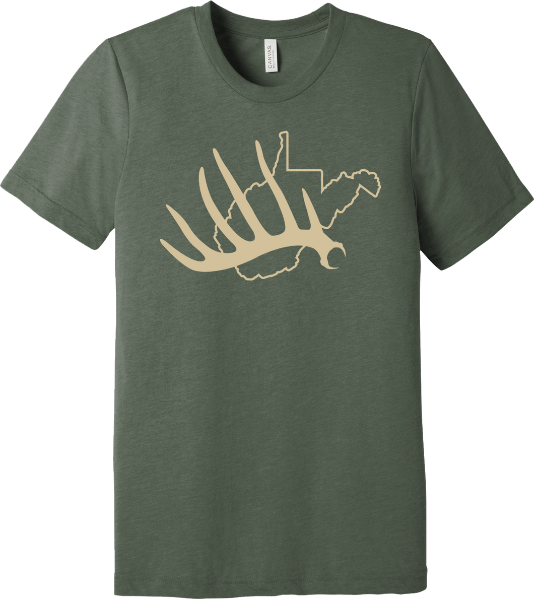 WV Shed Tee - Military Green