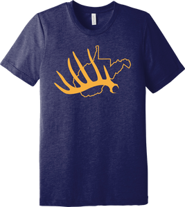 WV Shed Tee - Navy