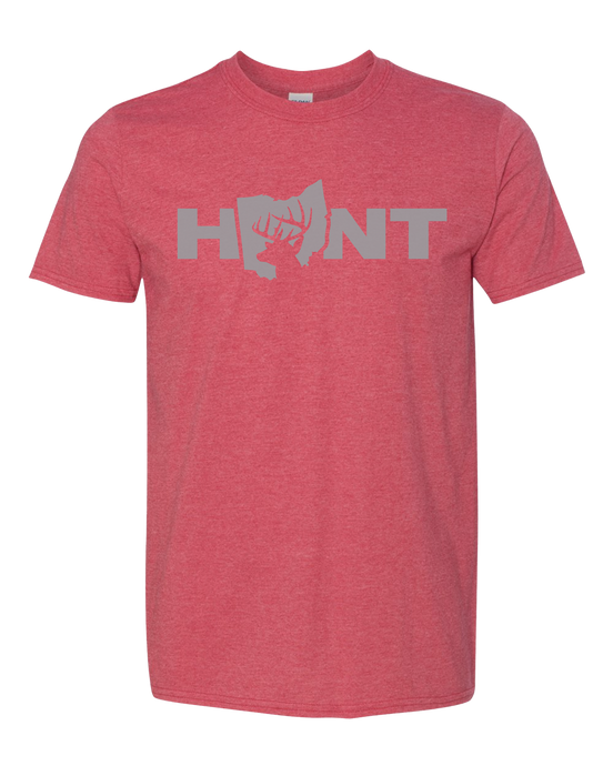 OH Hunt 2019 Scarlet & Grey Tee