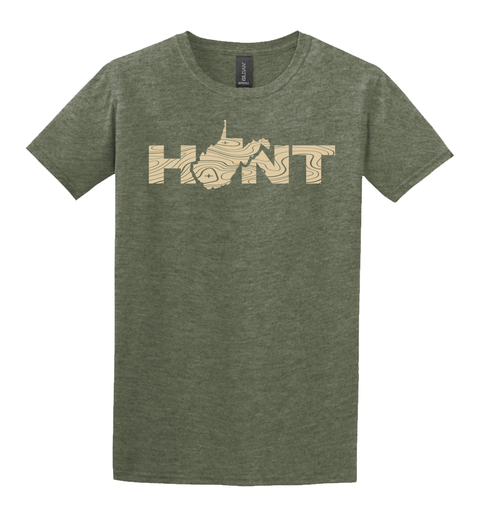 WV Hunt Military Heather Tee